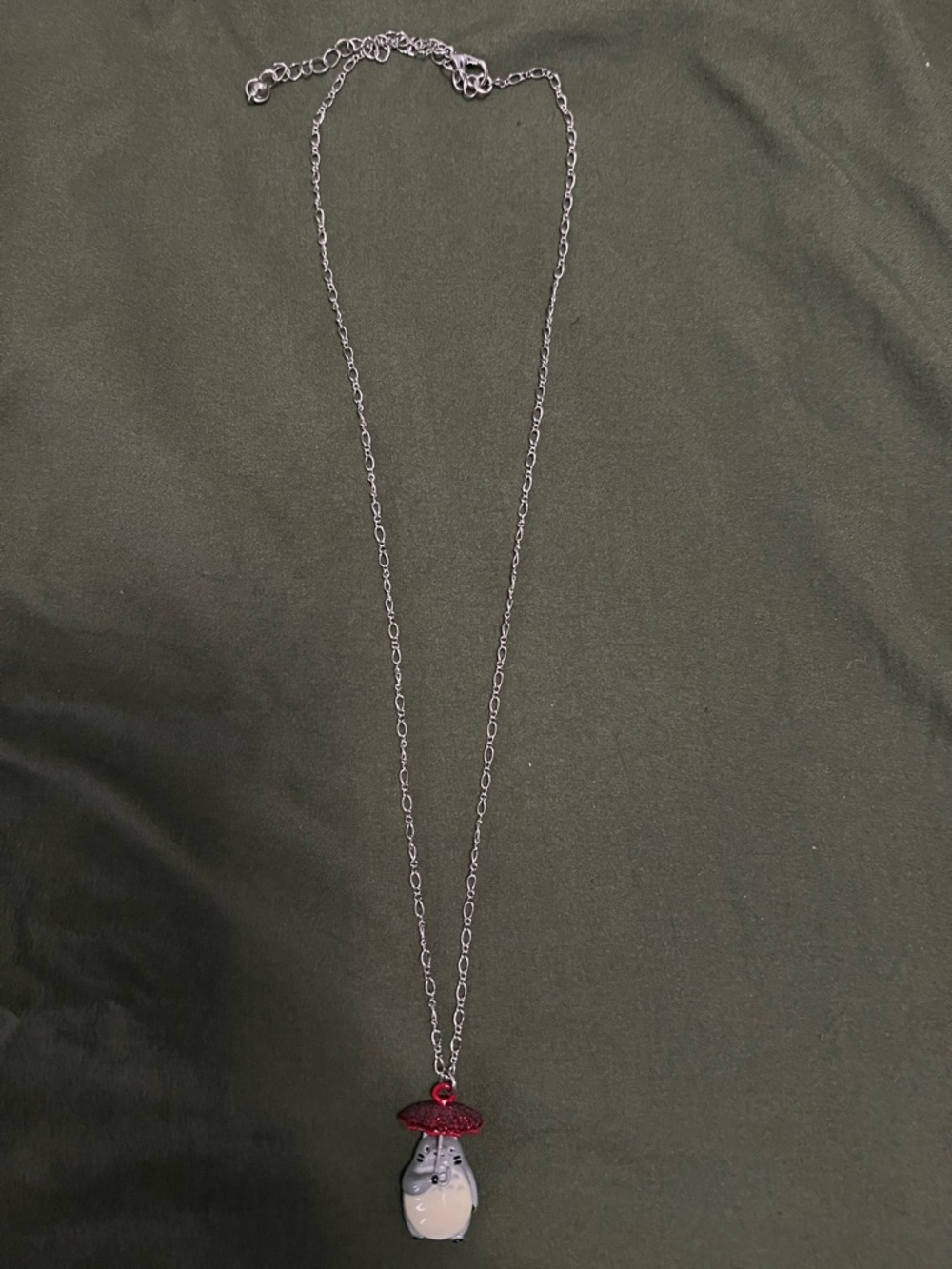 2 for $15- Totoro Silver Chain Necklace- NWOT